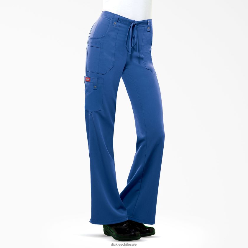 azul rey (rb) mujer Pantalones médicos cargo xtreme stretch con pierna acampanada Dickies vestir X4H0F2434