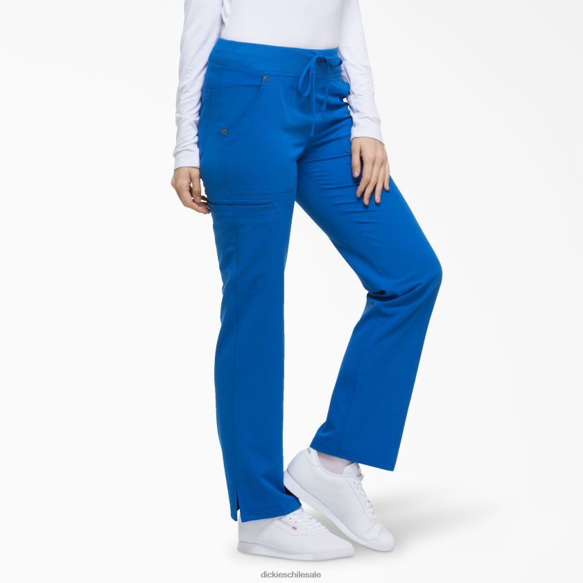 azul rey (rb) mujer pantalones médicos elásticos xtreme Dickies vestir X4H0F2564