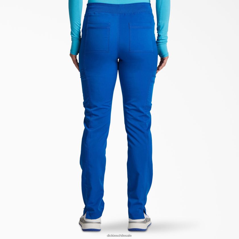 azul rey (rb) mujer pantalones médicos tipo cargo con pernera cónica Dickies vestir X4H0F2560