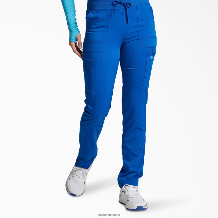 azul rey (rb) mujer pantalones médicos tipo cargo con pernera cónica Dickies vestir X4H0F2560