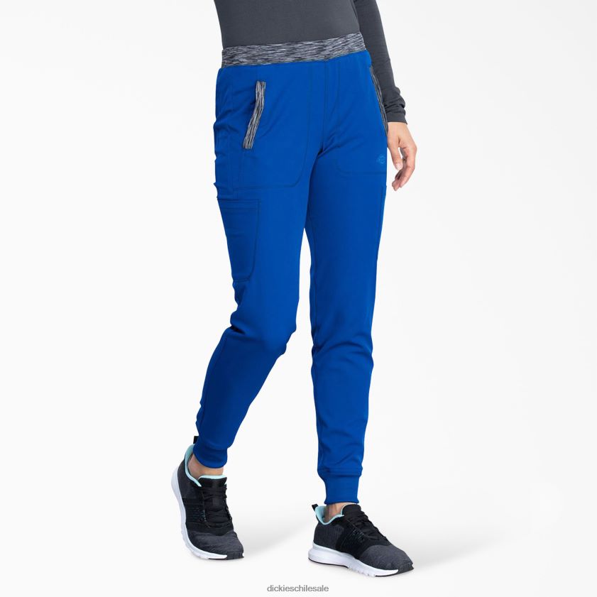 azul rey (rb) mujer pantalones médicos tipo jogger dynamix Dickies vestir X4H0F2590