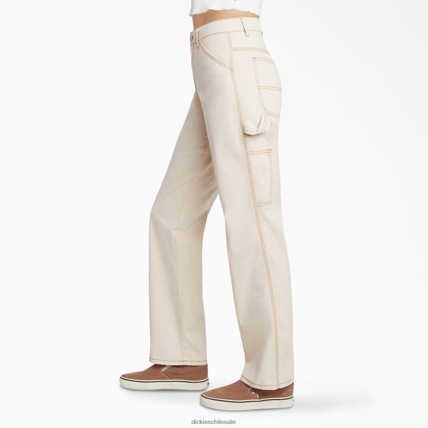 beige natural (nt) niños pantalones de carpintero de corte holgado para jóvenes Dickies vestir X4H0F1882