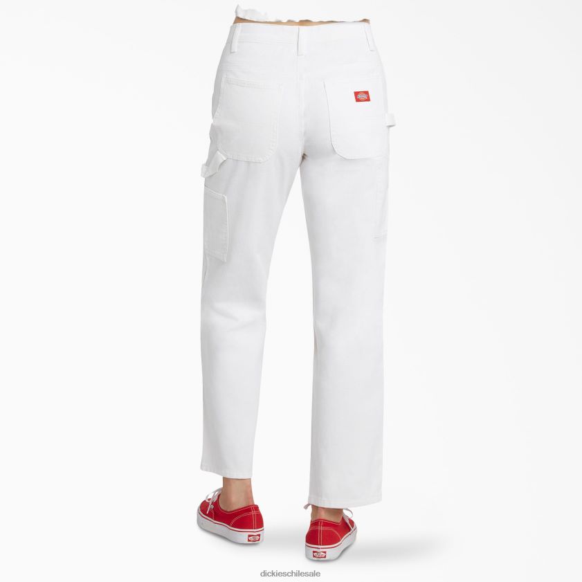 blanco (blanco) niños pantalones de carpintero de corte holgado para jóvenes Dickies vestir X4H0F1884