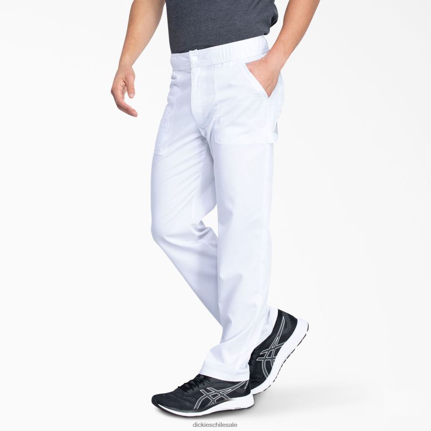 blanco (dwh) hombres pantalones médicos Balance con cremallera Dickies vestir X4H0F1340