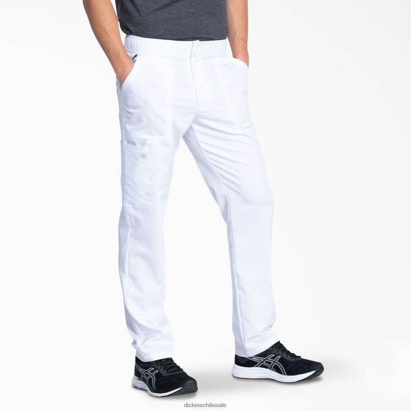 blanco (dwh) hombres pantalones médicos Balance con cremallera Dickies vestir X4H0F1340