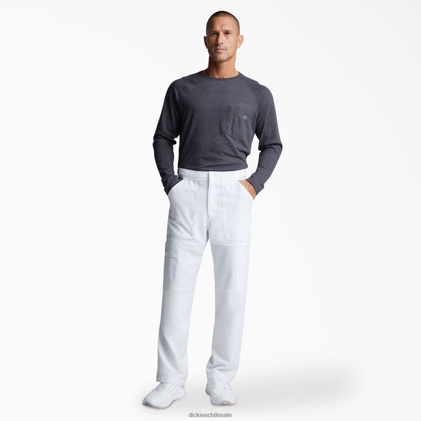 blanco (dwh) hombres pantalones médicos cargo dynamix Dickies vestir X4H0F1274
