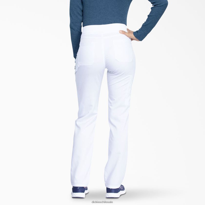 blanco (dwh) mujer pantalones médicos con pernera cónica Balance Dickies vestir X4H0F2548
