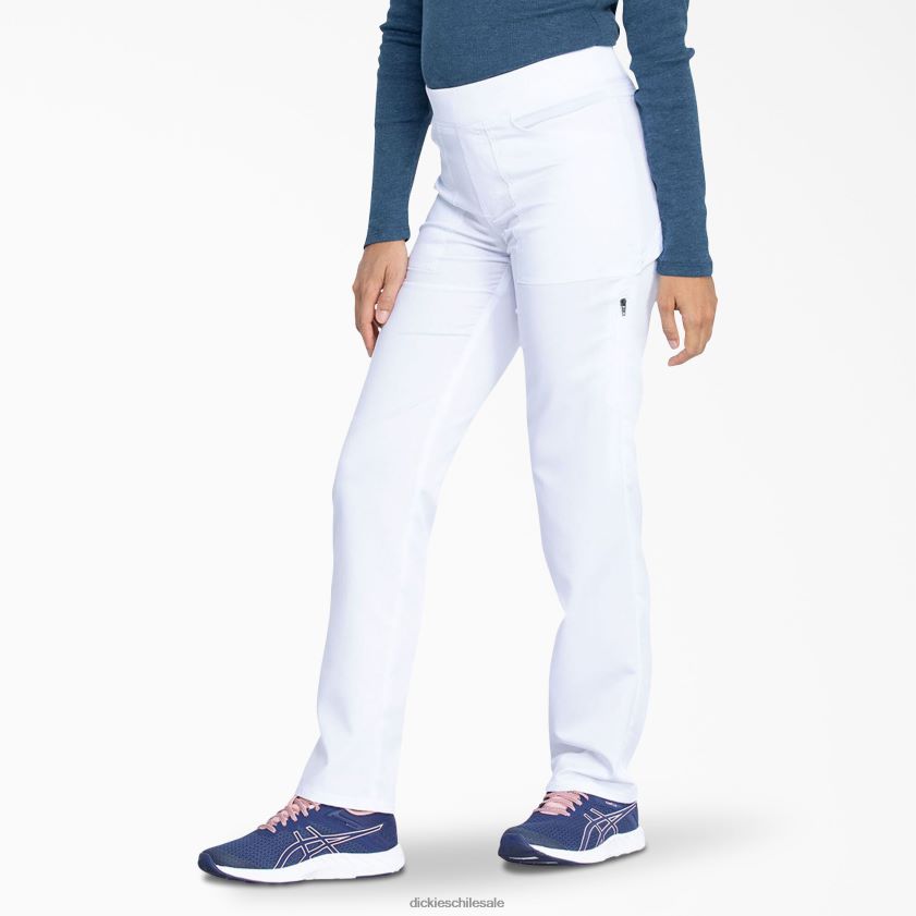 blanco (dwh) mujer pantalones médicos con pernera cónica Balance Dickies vestir X4H0F2548