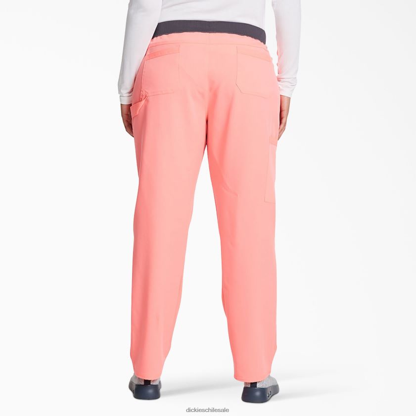 flamenco rosado (fla) mujer pantalones médicos con pernera cónica Balance Dickies vestir X4H0F2549