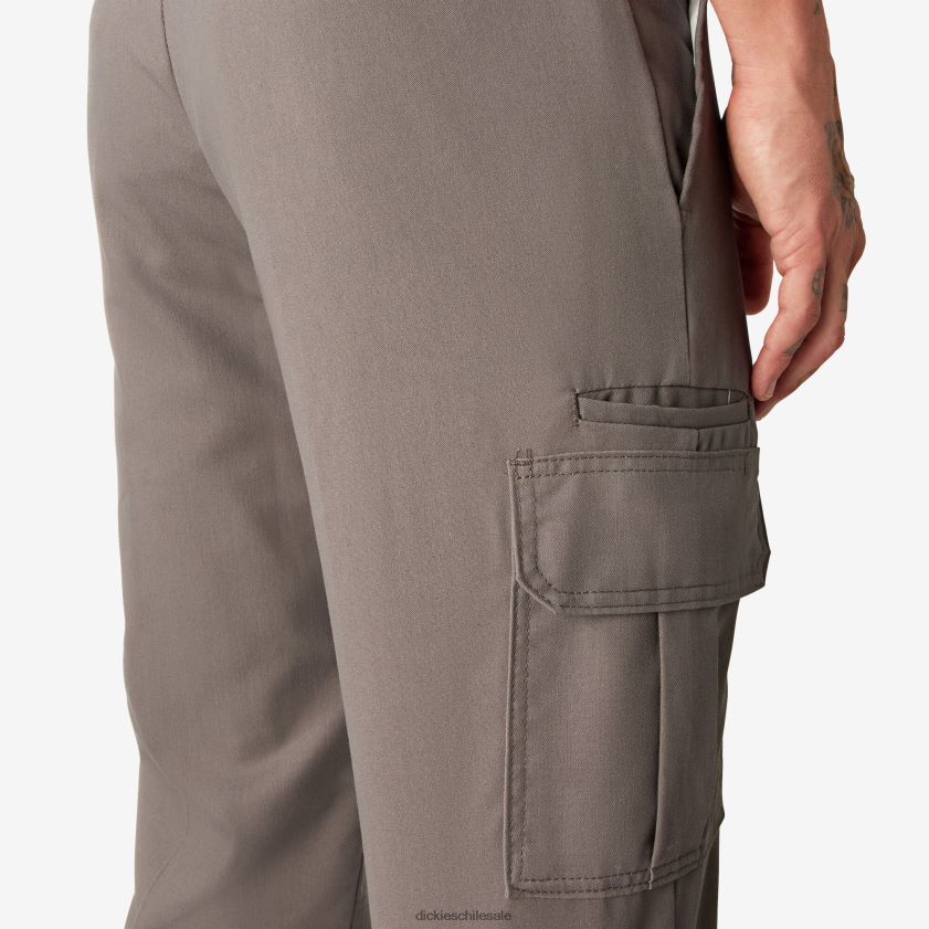 gris grava (vg) hombres pantalones cargo flex de corte regular Dickies vestir X4H0F40