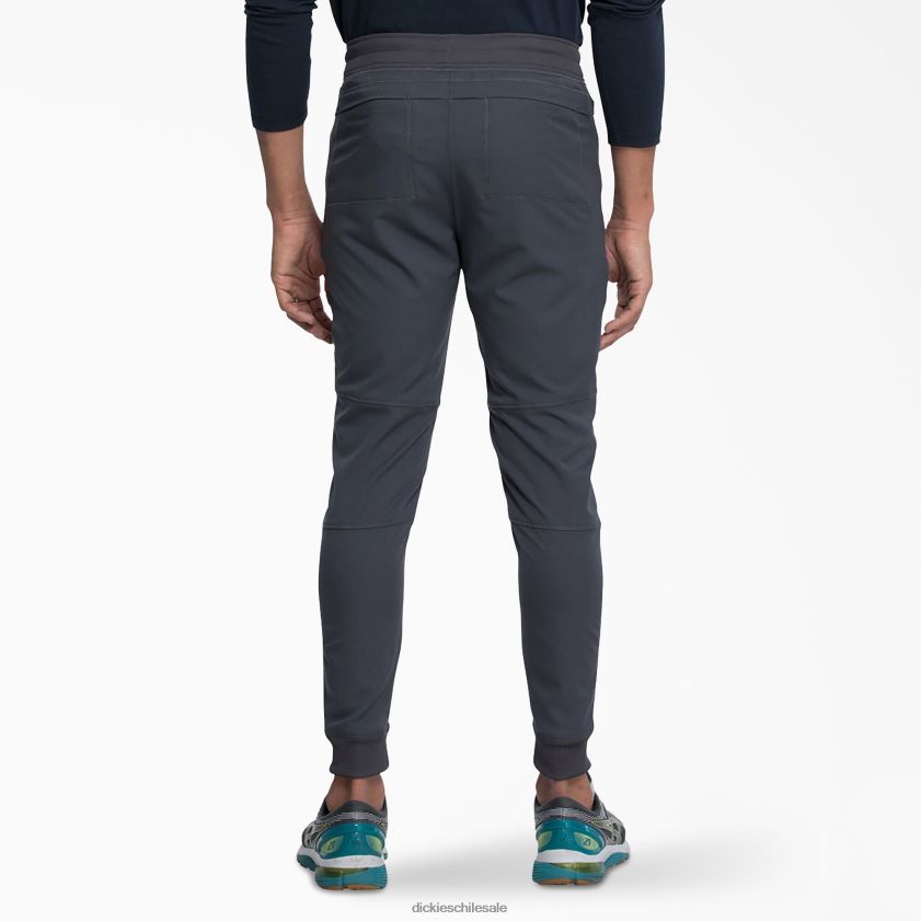 gris peltre (banco) hombres pantalones médicos tipo jogger de tiro natural dynamix Dickies vestir X4H0F1397