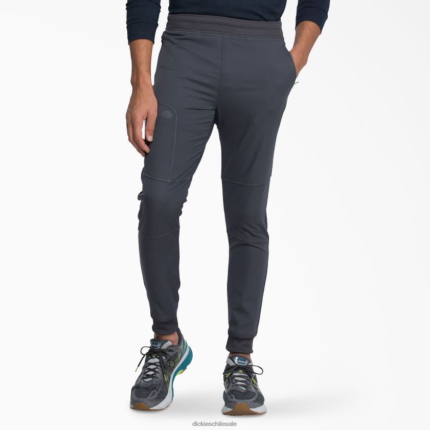 gris peltre (banco) hombres pantalones médicos tipo jogger de tiro natural dynamix Dickies vestir X4H0F1397