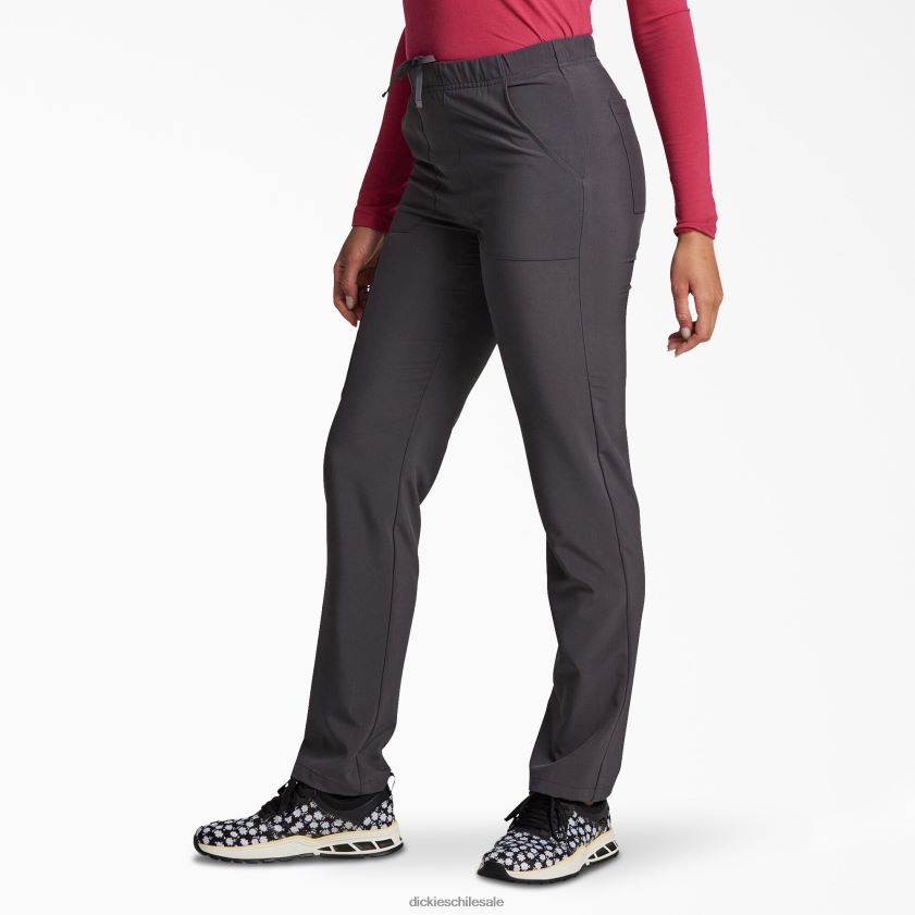 gris peltre (banco) hombres pantalones médicos unisex eds essentials con tiro natural y pernera cónica Dickies vestir X4H0F1420