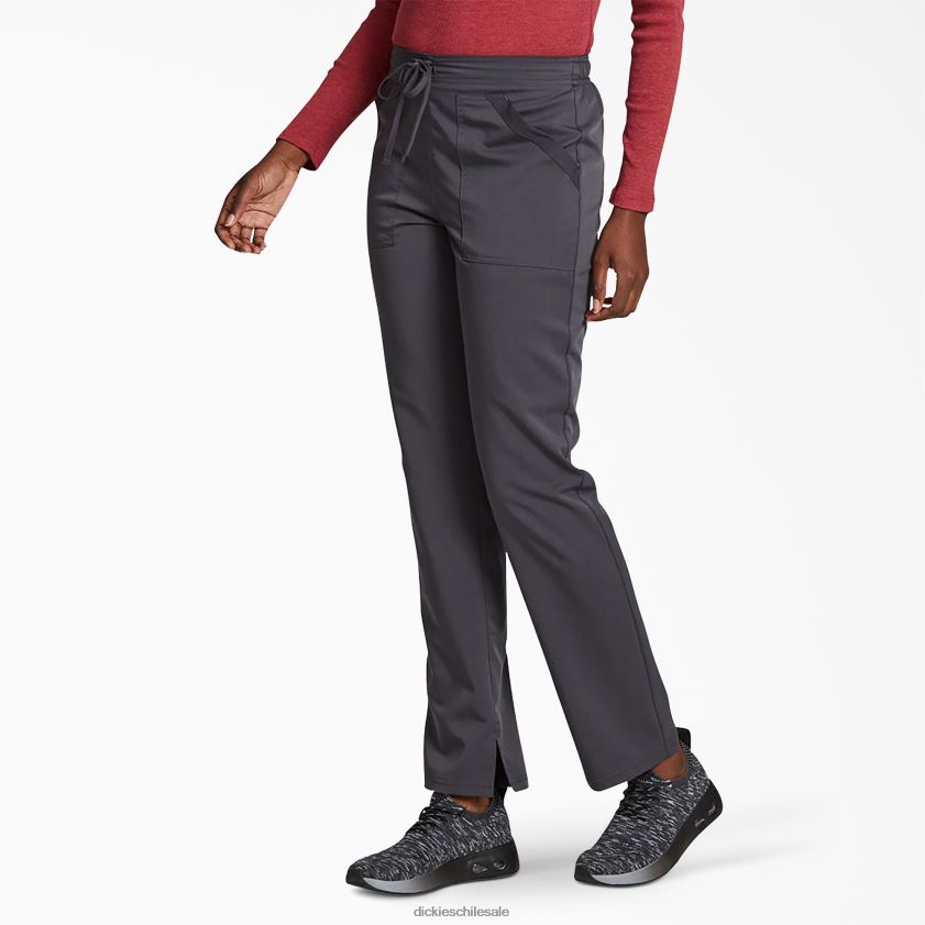 gris peltre (banco) mujer Pantalones médicos Balance con cordón ajustable en la pierna Dickies vestir X4H0F2610