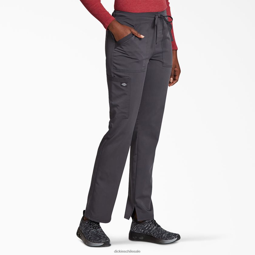gris peltre (banco) mujer Pantalones médicos Balance con cordón ajustable en la pierna Dickies vestir X4H0F2610