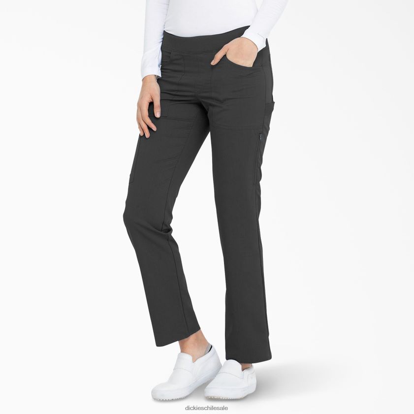 gris peltre (banco) mujer pantalones médicos con pernera cónica Balance Dickies vestir X4H0F2553