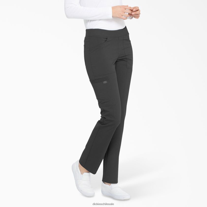 gris peltre (banco) mujer pantalones médicos con pernera cónica Balance Dickies vestir X4H0F2553
