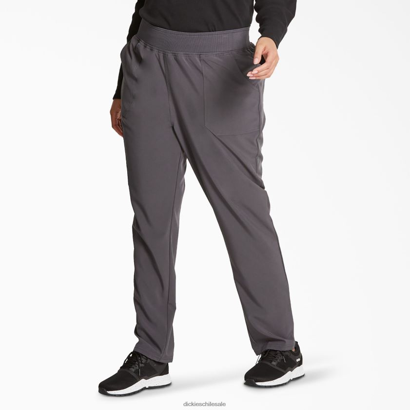 gris peltre (banco) mujer pantalones médicos con pernera cónica eds essentials Dickies vestir X4H0F2516