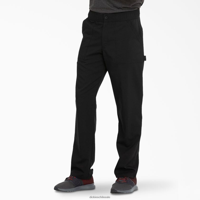 negro (negro) hombres pantalones médicos Balance con cremallera Dickies vestir X4H0F1336