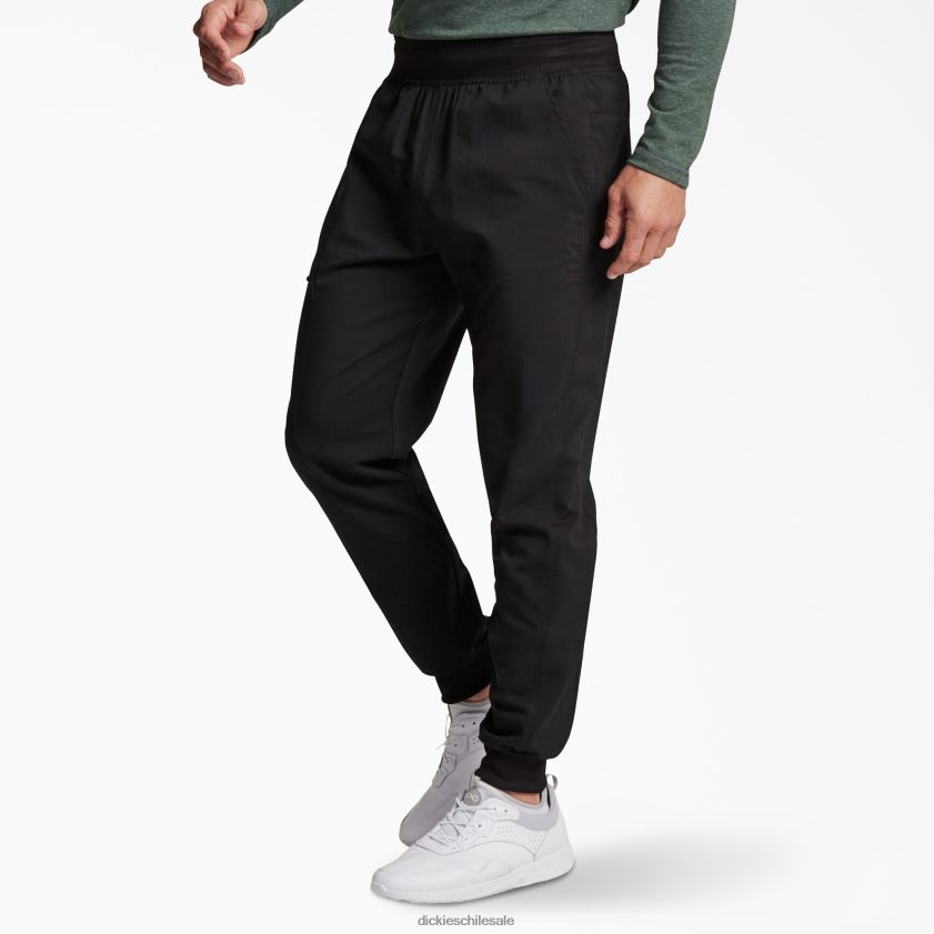 negro (negro) hombres pantalones médicos tipo jogger de tiro medio Balance Dickies vestir X4H0F1385