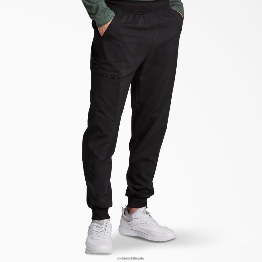 negro (negro) hombres pantalones médicos tipo jogger de tiro medio Balance Dickies vestir X4H0F1385