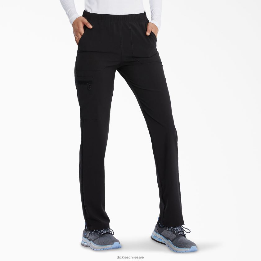 negro (negro) hombres pantalones médicos unisex eds essentials con tiro natural y pernera cónica Dickies vestir X4H0F1415