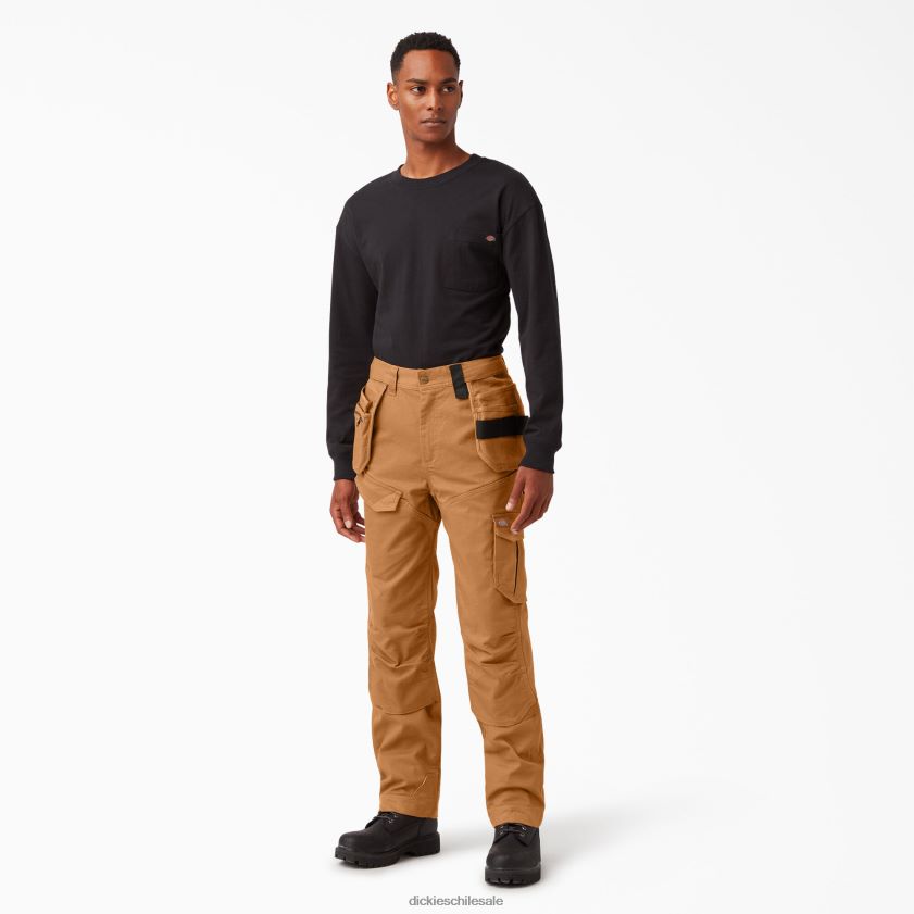 pato marrón enjuagado (rbd) hombres pantalones de pato con tecnología temp-iq 365 Dickies vestir X4H0F241