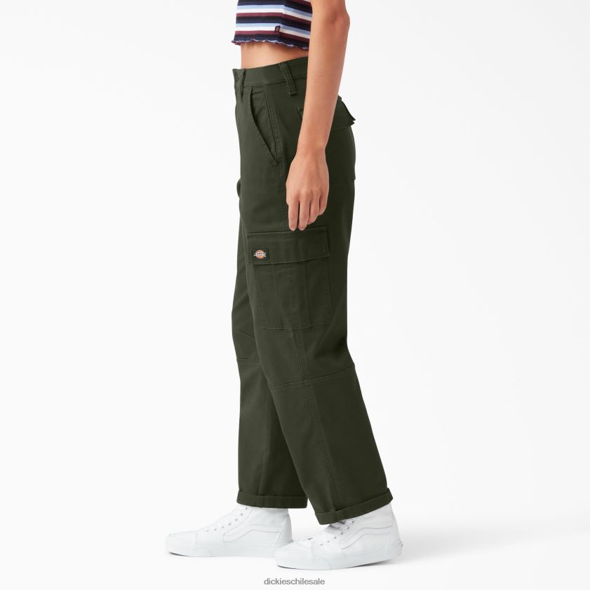 regular mujer pantalones cargo capri Dickies vestir X4H0F1704
