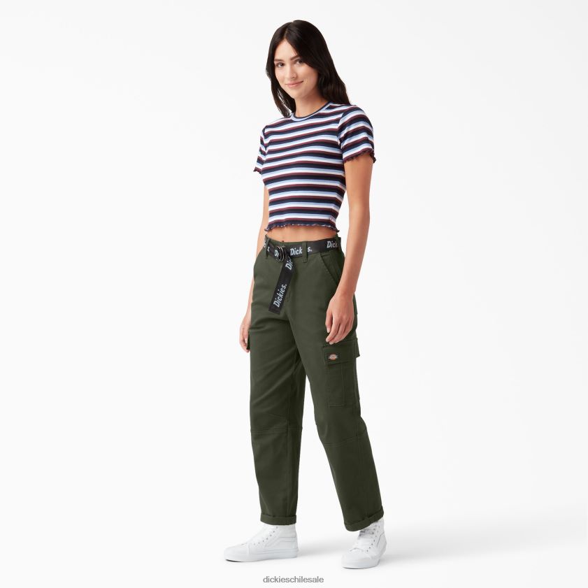 regular mujer pantalones cargo capri Dickies vestir X4H0F1704