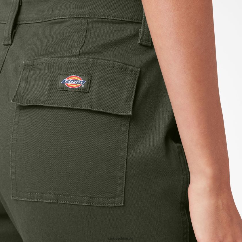 regular mujer pantalones cargo capri Dickies vestir X4H0F1704