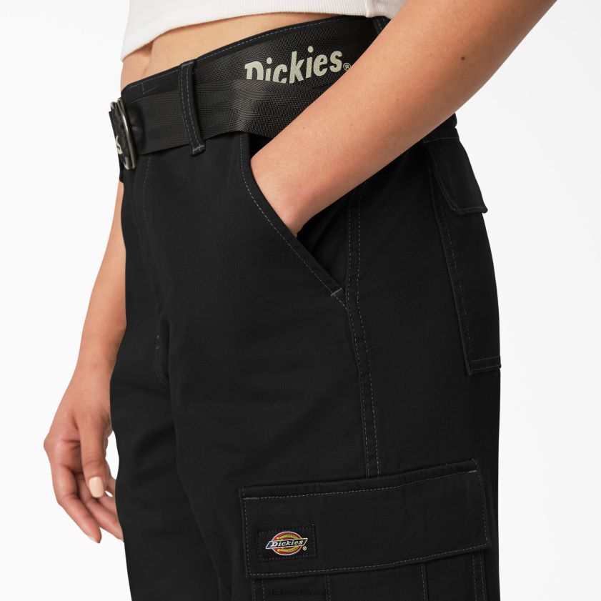 regular mujer pantalones cargo capri con costuras en contraste Dickies vestir X4H0F1804