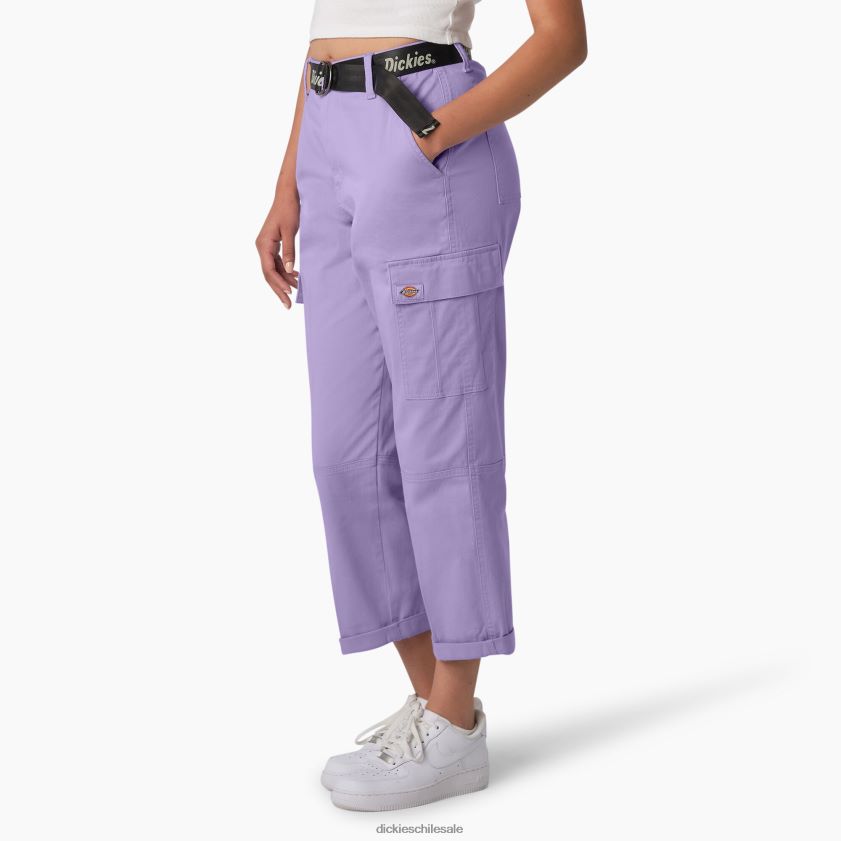 regular mujer pantalones cargo capri con costuras en contraste Dickies vestir X4H0F1806