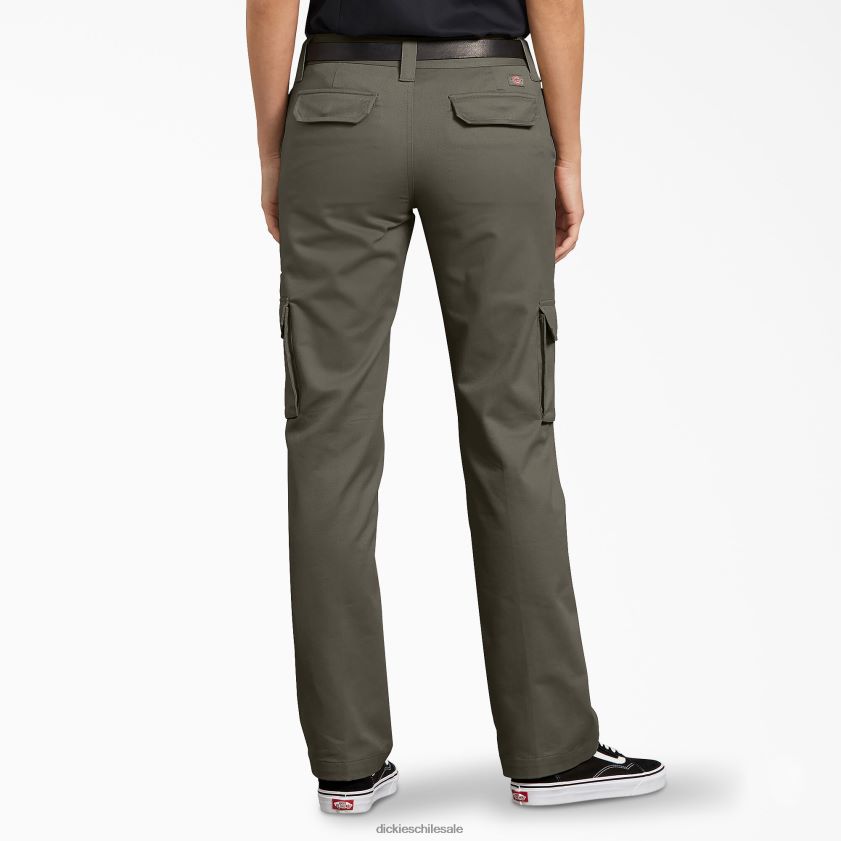 regular mujer pantalones cargo stretch de corte holgado Dickies vestir X4H0F1743
