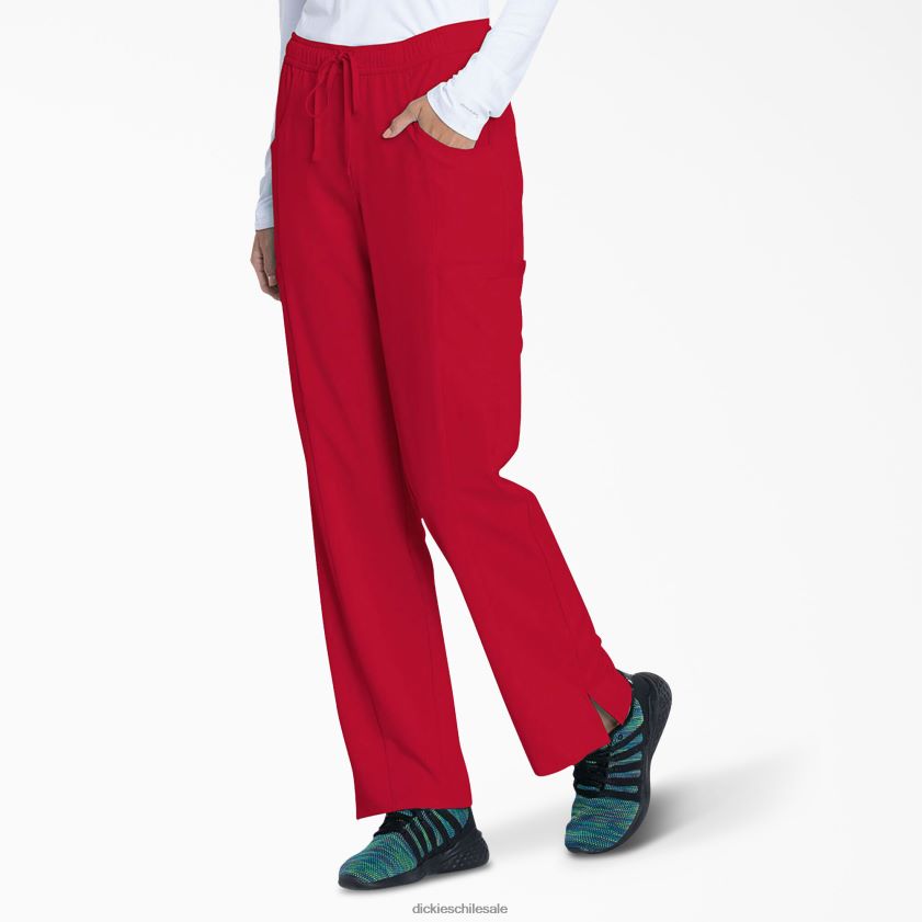 rojo (rd) mujer pantalones médicos de corte contemporáneo eds essentials Dickies vestir X4H0F2576