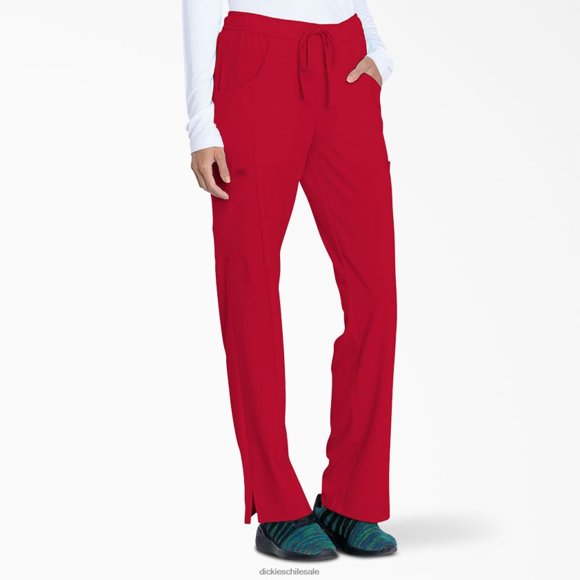 rojo (rd) mujer pantalones médicos de corte contemporáneo eds essentials Dickies vestir X4H0F2576