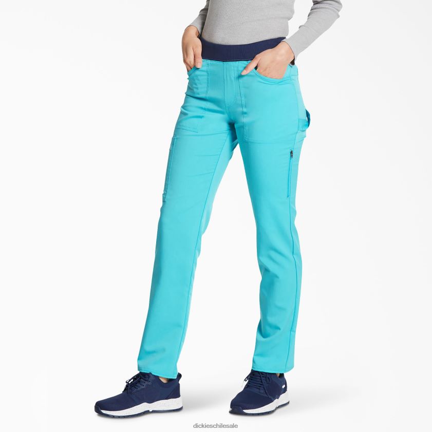 tobogán de agua (miércoles) mujer pantalones médicos con pernera cónica Balance Dickies vestir X4H0F2555