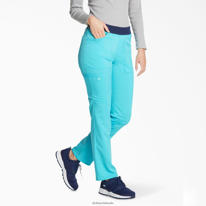 tobogán de agua (miércoles) mujer pantalones médicos con pernera cónica Balance Dickies vestir X4H0F2555