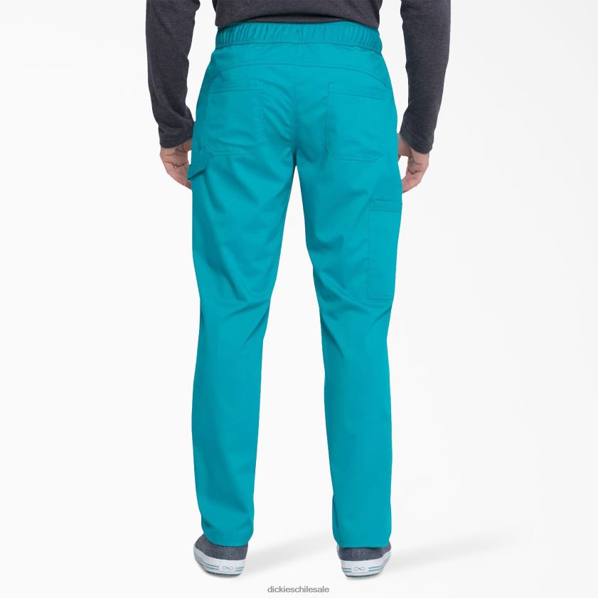 verde azulado (dtl) hombres pantalones médicos Balance con cremallera Dickies vestir X4H0F1339