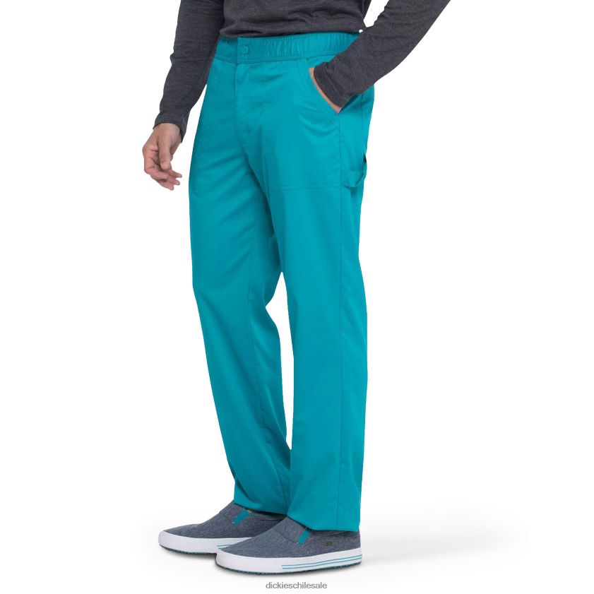 verde azulado (dtl) hombres pantalones médicos Balance con cremallera Dickies vestir X4H0F1339