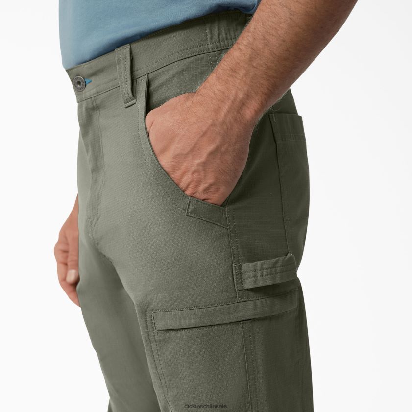 verde musgo (ms) hombres Proteger los pantalones de carga ripstop refrescantes Dickies vestir X4H0F281