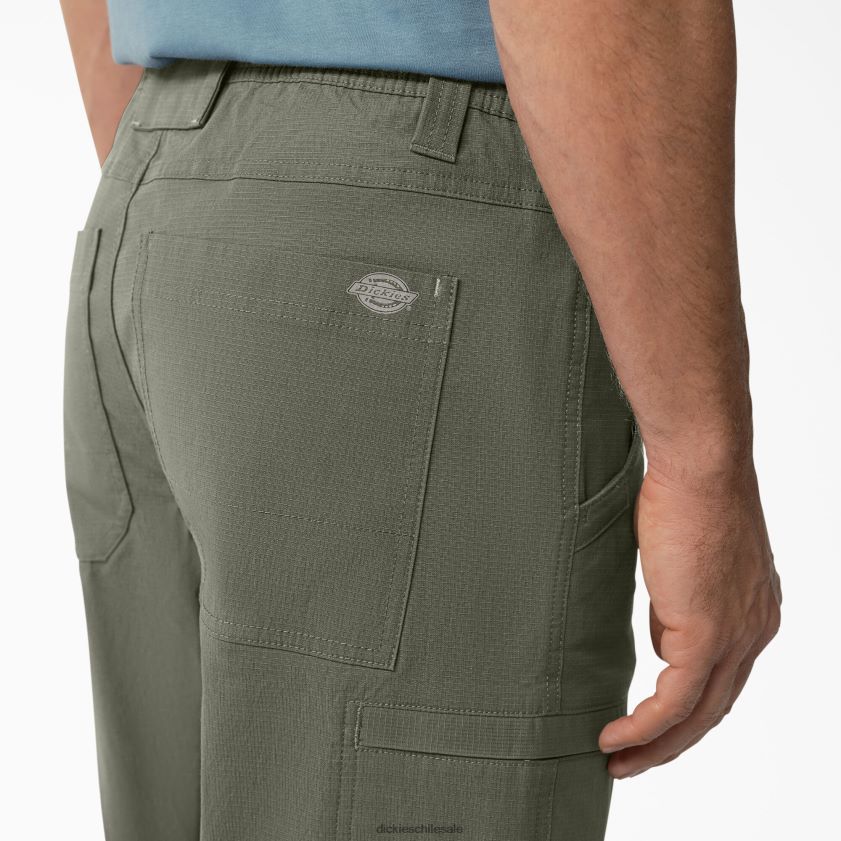 verde musgo (ms) hombres Proteger los pantalones de carga ripstop refrescantes Dickies vestir X4H0F281