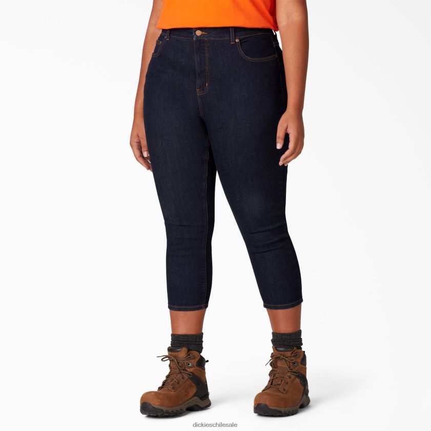 azul índigo aclarado (rnb) mujer capri plus forma perfecta Dickies vestir X4H0F1901