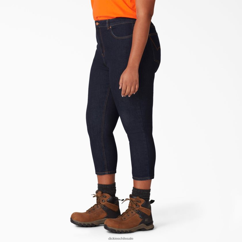 azul índigo aclarado (rnb) mujer capri plus forma perfecta Dickies vestir X4H0F1901
