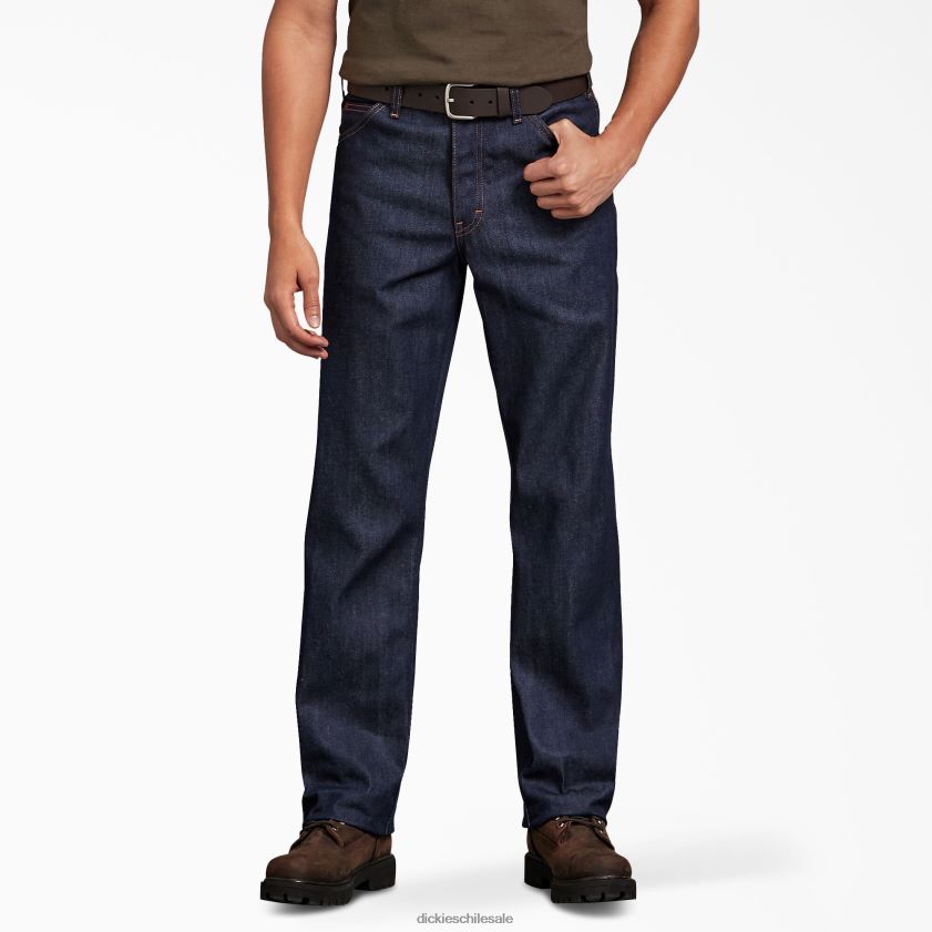 azul índigo (nota) hombres jeans rectos regulares Dickies vestir X4H0F129