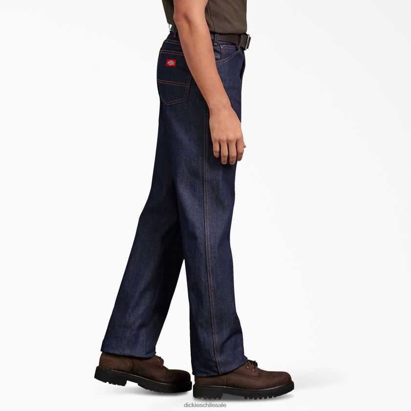 azul índigo (nota) hombres jeans rectos regulares Dickies vestir X4H0F129