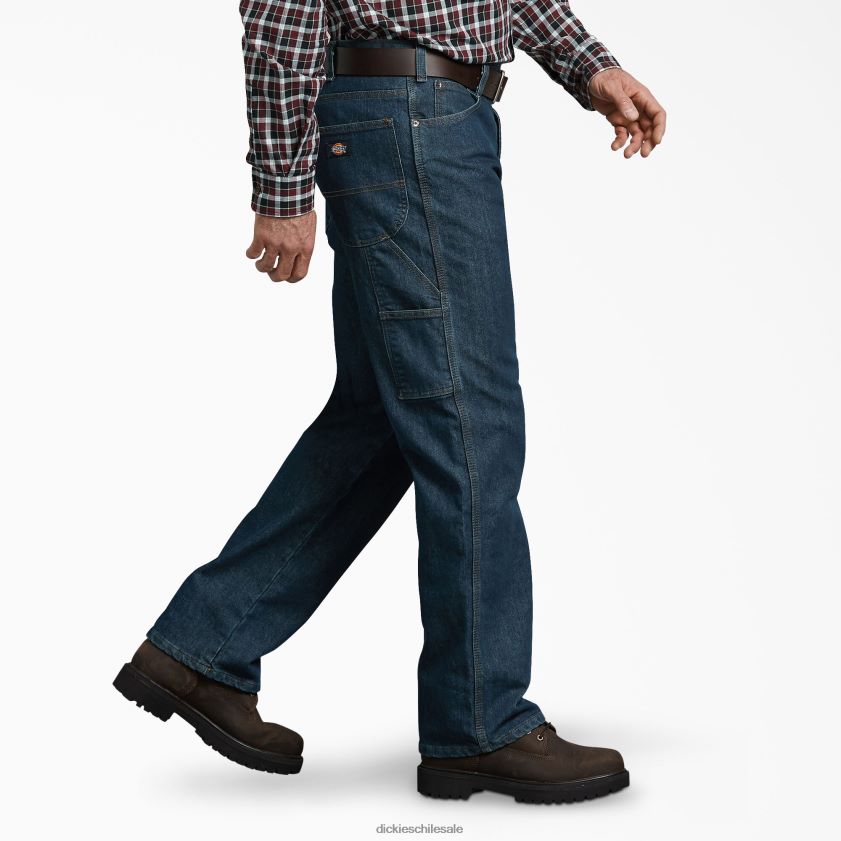 herencia teñida de caqui (thk) hombres vaqueros carpinteros holgados Dickies vestir X4H0F245