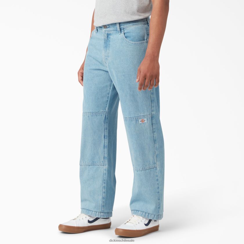 mezclilla ligera (ltd) hombres vaqueros holgados con doble rodilla Dickies vestir X4H0F119