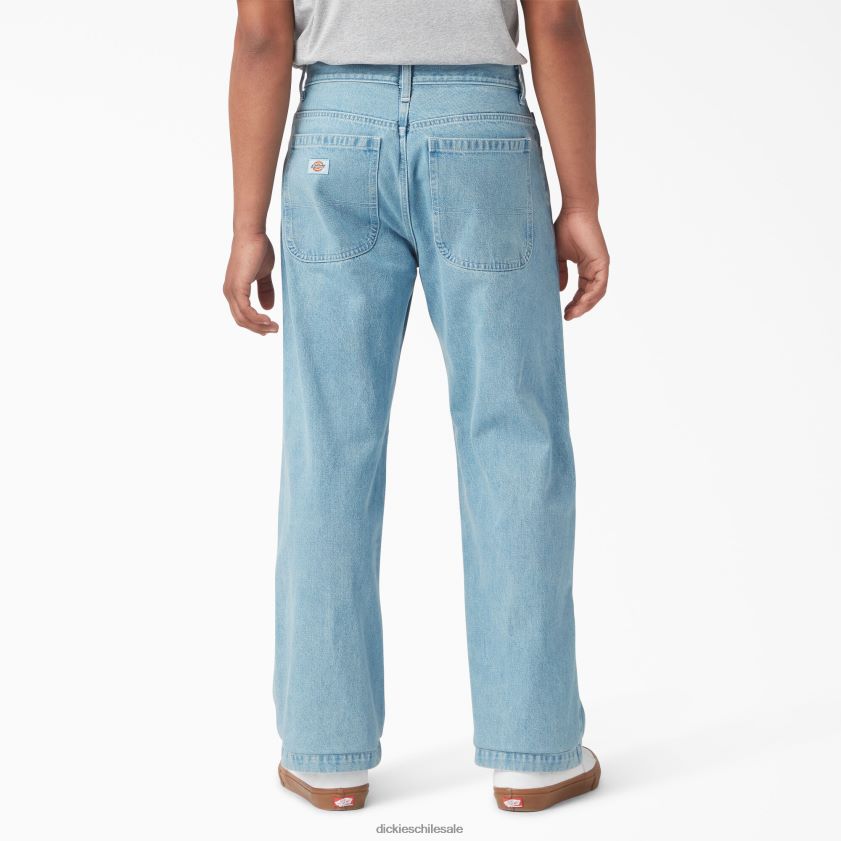 mezclilla ligera (ltd) hombres vaqueros holgados con doble rodilla Dickies vestir X4H0F119