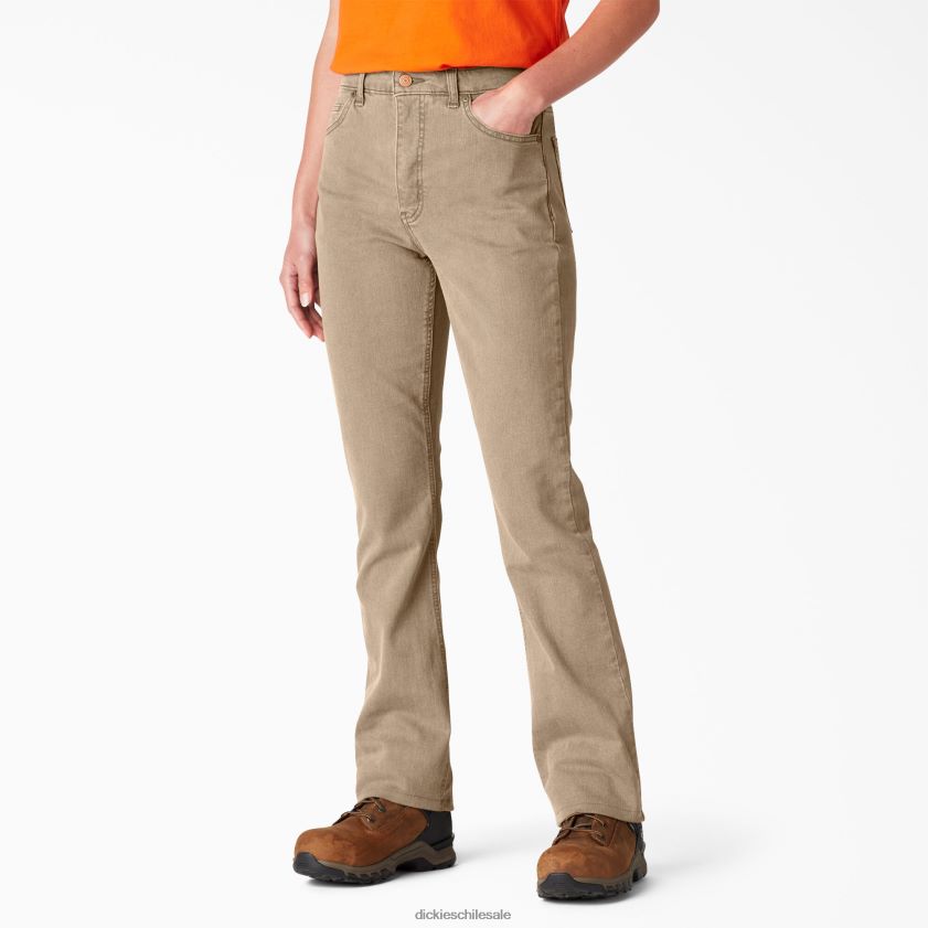 regular mujer vaqueros bootcut de cintura alta de forma perfecta Dickies vestir X4H0F1888