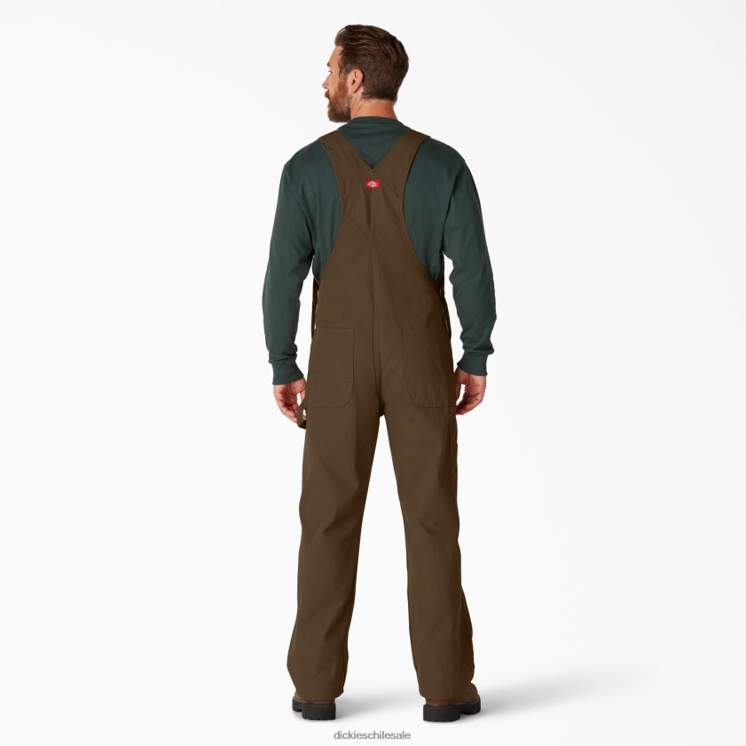 marrón madera enjuagado (rtb) hombres peto clásico Dickies vestir X4H0F1219